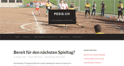Desktop Screenshot of pesis.ch